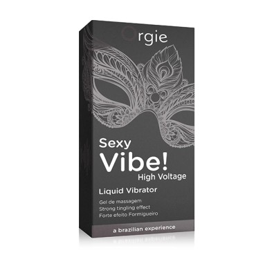 Żel stymulujący - Orgie Sexy Vibe! High Voltage Liquid Vibrator 15 ml